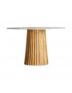 DINING TABLE PLISSÉ WOOD