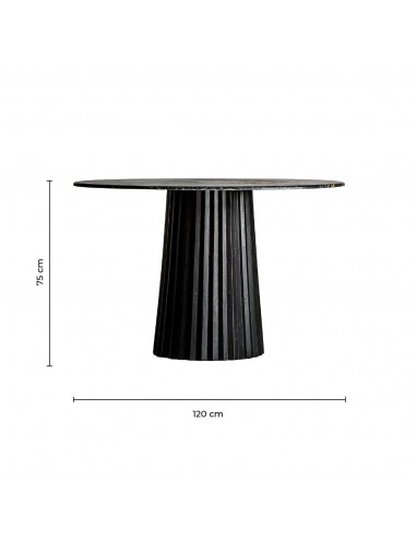 DINING TABLE PLISSÉ WOOD