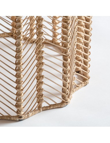 MESA COMEDOR PLISSÉ RATTAN