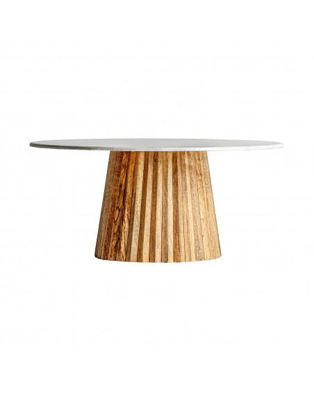COFFEE TABLE PLISSÉ WOOD
