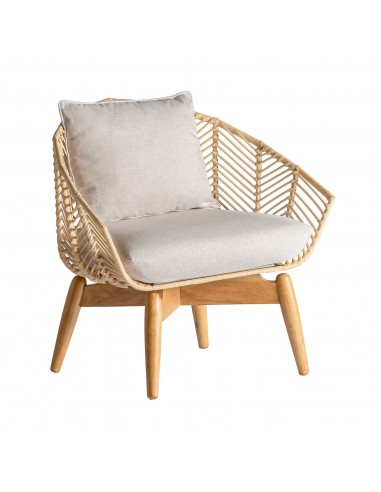 SILLÓN PLISSÉ RATTAN