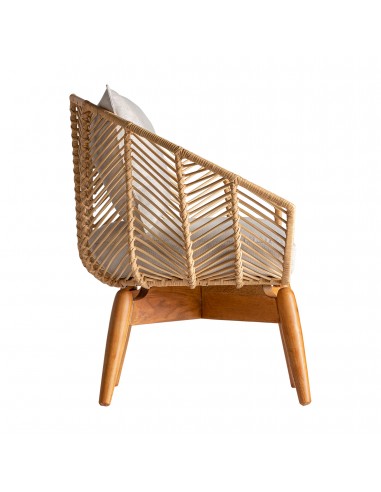 SILLÓN PLISSÉ RATTAN