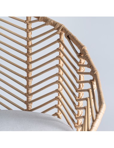 SILLÓN PLISSÉ RATTAN