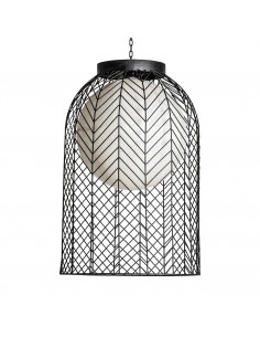 LÁMPARA DE TECHO PLISSÉ METAL