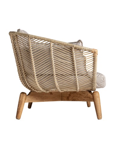 SOFÁ PLISSÉ RATTAN