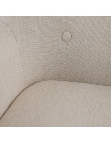 SILLÓN CREMA TEJIDO-MADERA SALÓN 67 X...