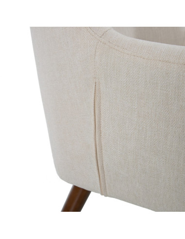 SILLÓN CREMA TEJIDO-MADERA SALÓN 67 X...
