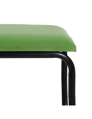 BANQUETA TERCIOPELO VERDE...