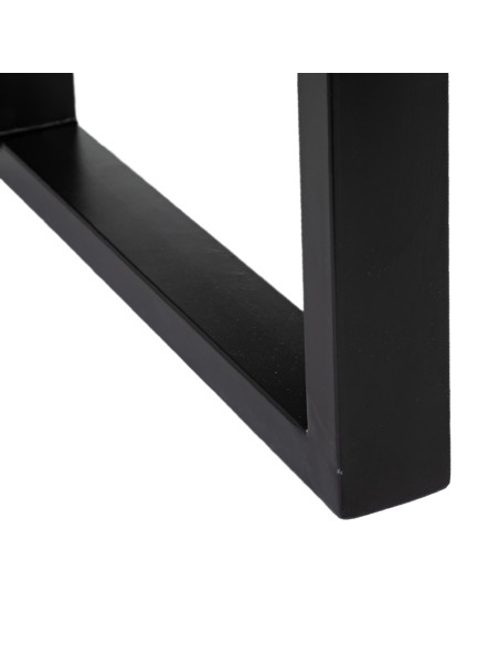 MESA COMEDOR NATURAL-NEGRO 160 X 90 X 76 CM