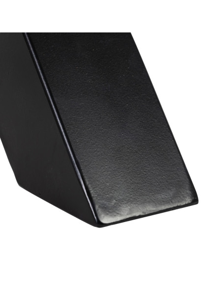 MESA COMEDOR NATURAL-NEGRO 130 X 130 X 76 CM