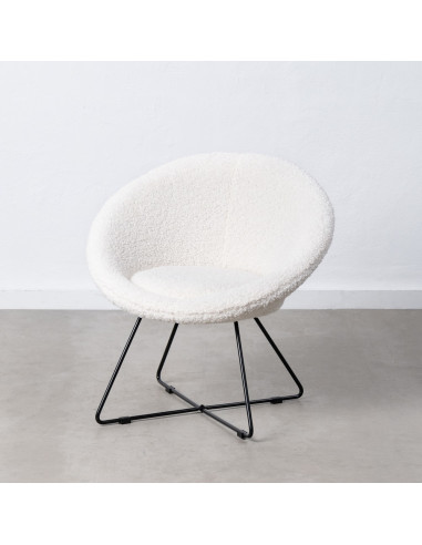 SILLA CRUDO TEJIDO-METAL 73 X 62 X 69 CM
