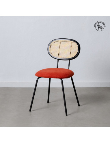 SILLA CALABAZA TEJIDO-METAL SALÓN 48...