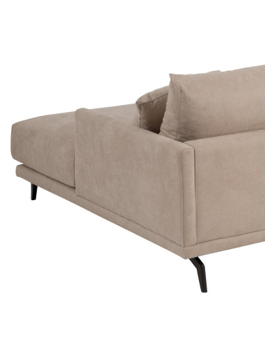 SOFÁ CHAISE LONGUE BEIGE GRISÁCEO 284...