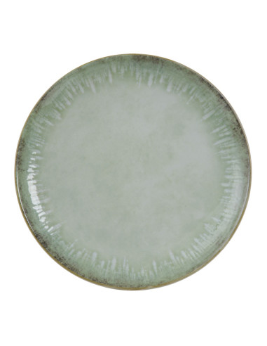PLATO LLANO VERDE PORCELANA COCINA 26...