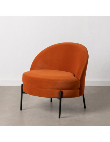 SILLÓN TERCIOPELO NARANJA...