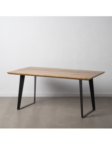 MESA COMEDOR NATURAL-NEGRO...