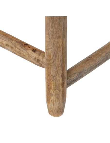 BANQUETA FIBRA NATURAL / MADERA SALÓN 92 X 42 X 41 CM