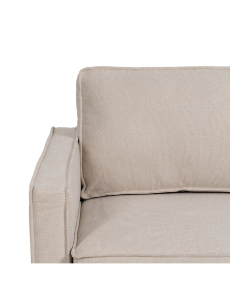 SOFÁ CHAISE LONGUE IZQ./DCHA. BEIGE 235 X 155 X 87 CM