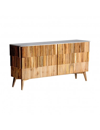 BUFFET PLISSÉ WOOD