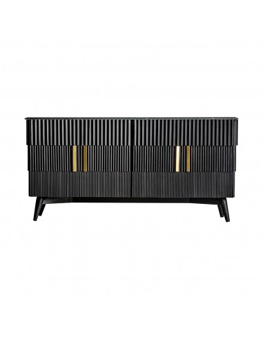 BUFFET PLISSÉ WOOD
