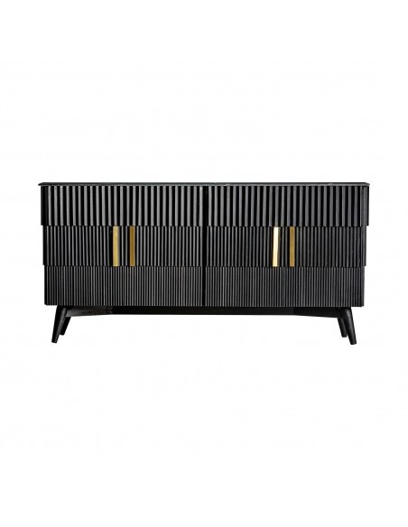 BUFFET PLISSÉ WOOD
