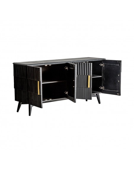 BUFFET PLISSÉ WOOD