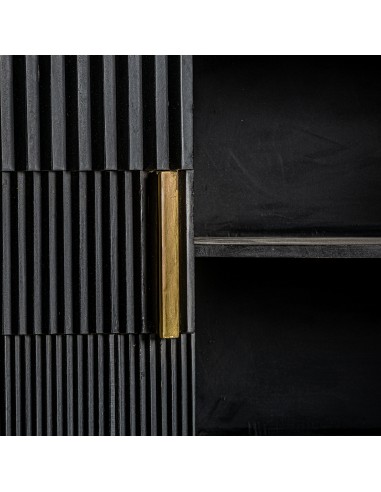 BUFFET PLISSÉ WOOD