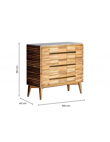 CÓMODA PLISSÉ WOOD